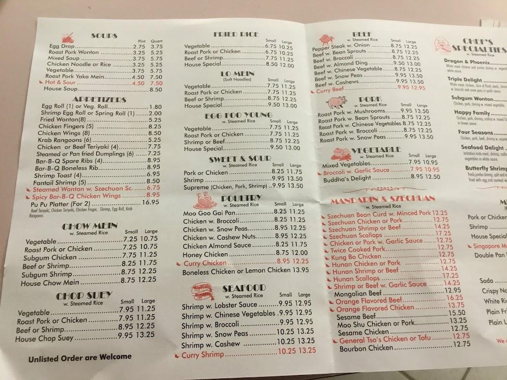 Pings Kitchen Chinese Take Out Menu image 3
